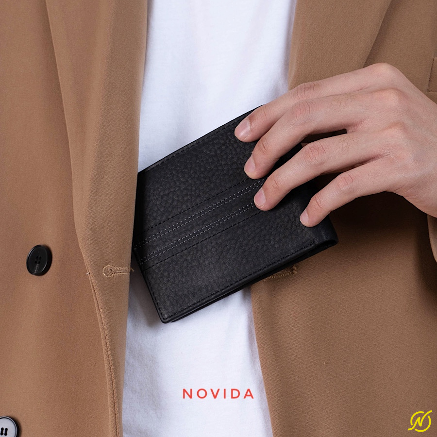 Ví Nam Da Bò Ý Nhập Khẩu Cao Cấp Novida V020 - Ảnh 4