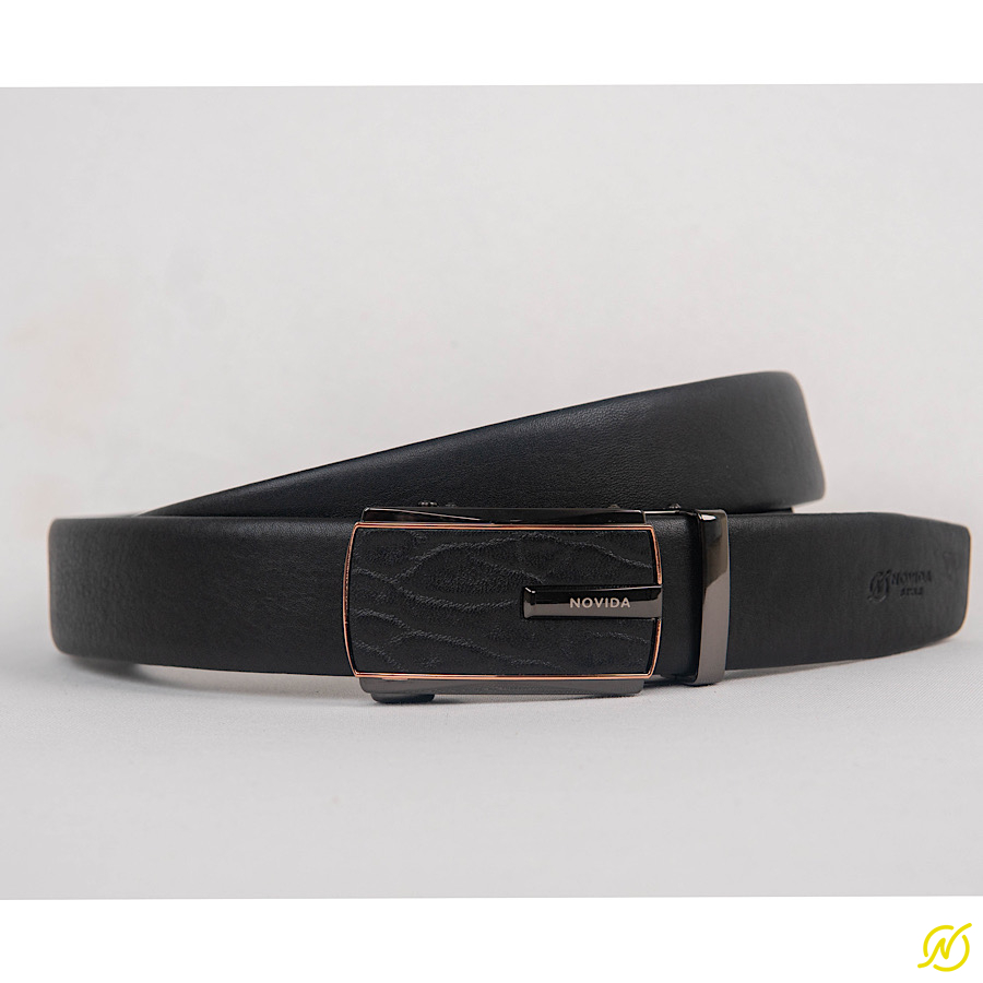 Thắt Lưng Nam Công Sở Da Bò Khoá Trượt Novida TL0027 - Ảnh 2