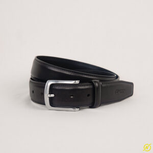 Alternative view of Thắt Lưng Nam Xỏ Kim Da Bò Nhập Khẩu Cao Cấp – Đen TL0026