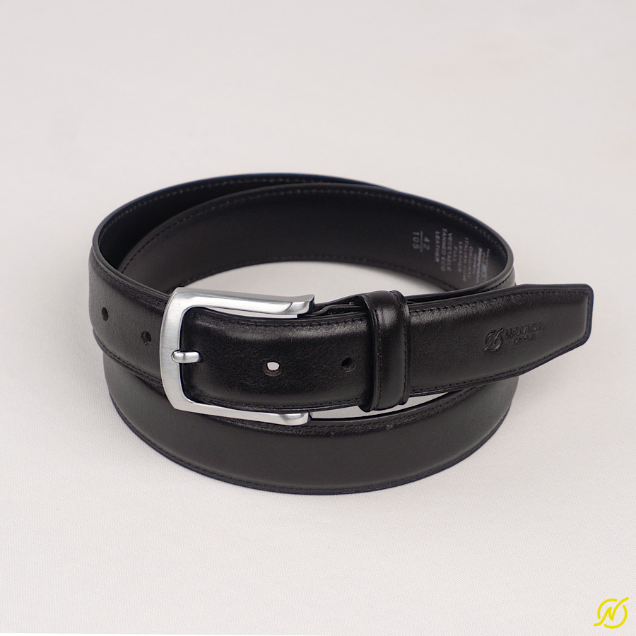 Thắt Lưng Nam Xỏ Kim Da Bò Nhập Khẩu Cao Cấp – Đen TL0026 - Ảnh 5