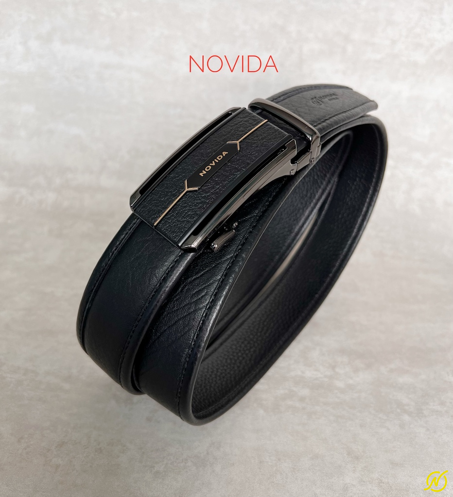 Thắt Lưng Khoá Trượt Da Bò Novida TL0037 - Ảnh 6