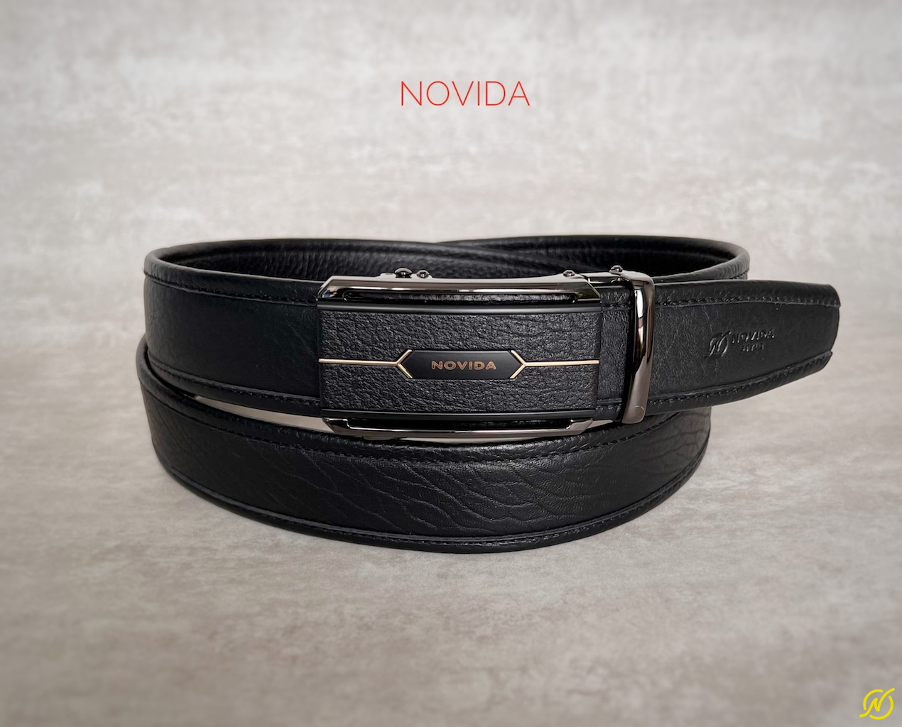 Thắt Lưng Khoá Trượt Da Bò Novida TL0037 - Ảnh 13