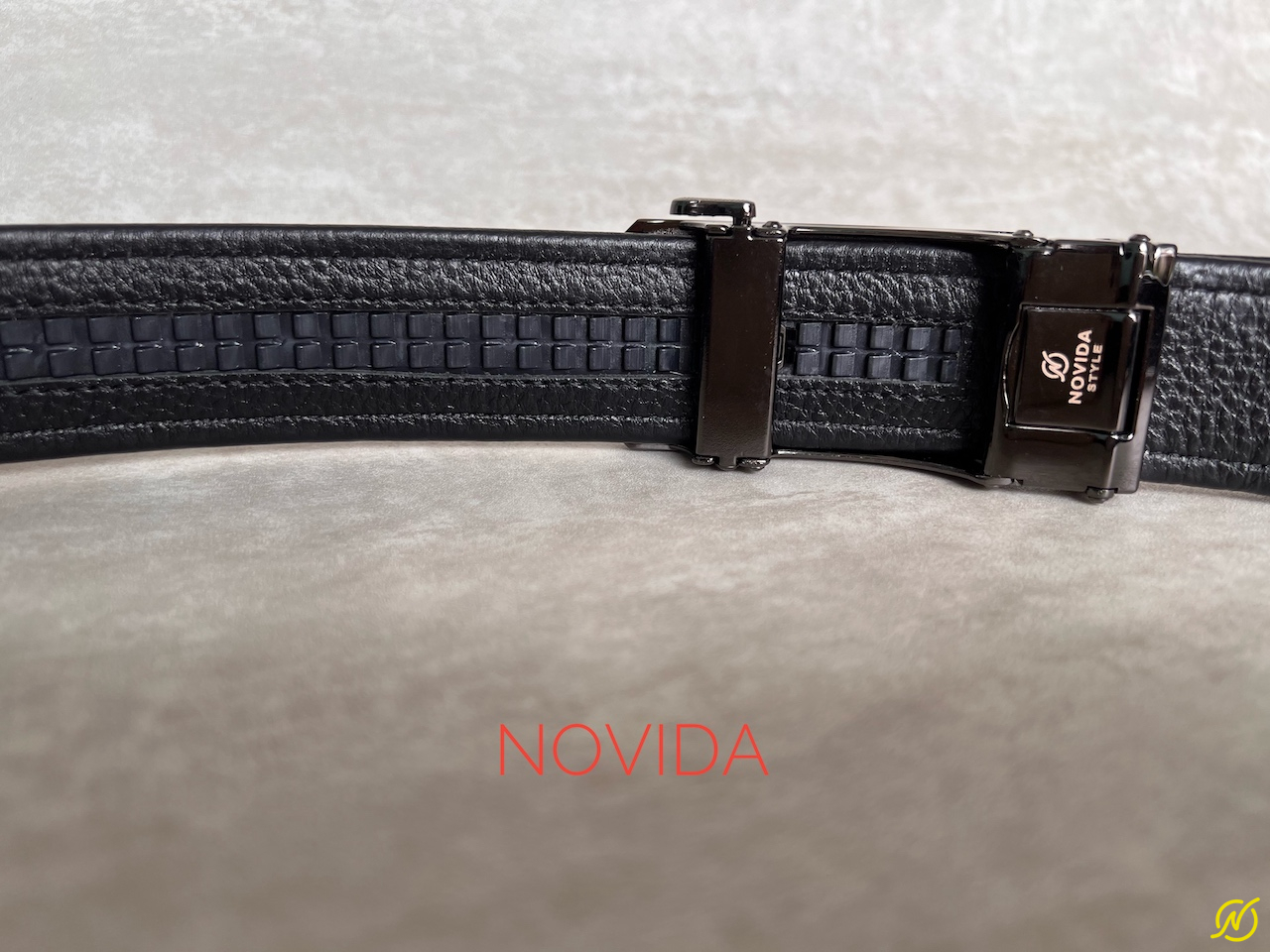 Thắt Lưng Khoá Trượt Da Bò Novida TL0037 - Ảnh 9