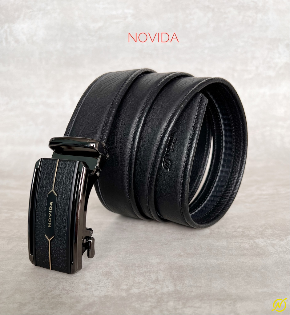Thắt Lưng Khoá Trượt Da Bò Novida TL0037 - Ảnh 4