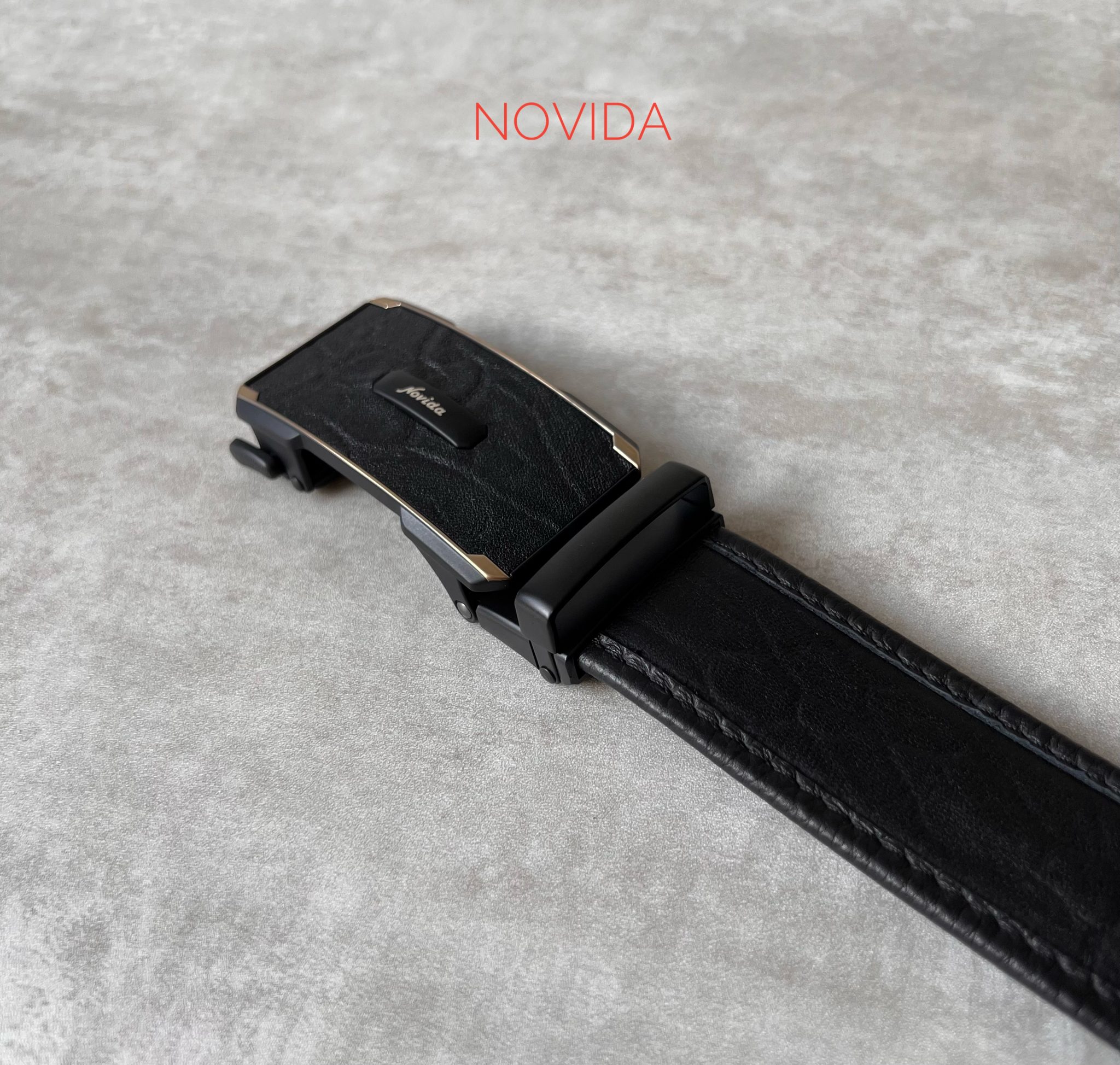 Thắt Lưng Khoá Trượt Da Bò Novida TL0039 - Ảnh 7