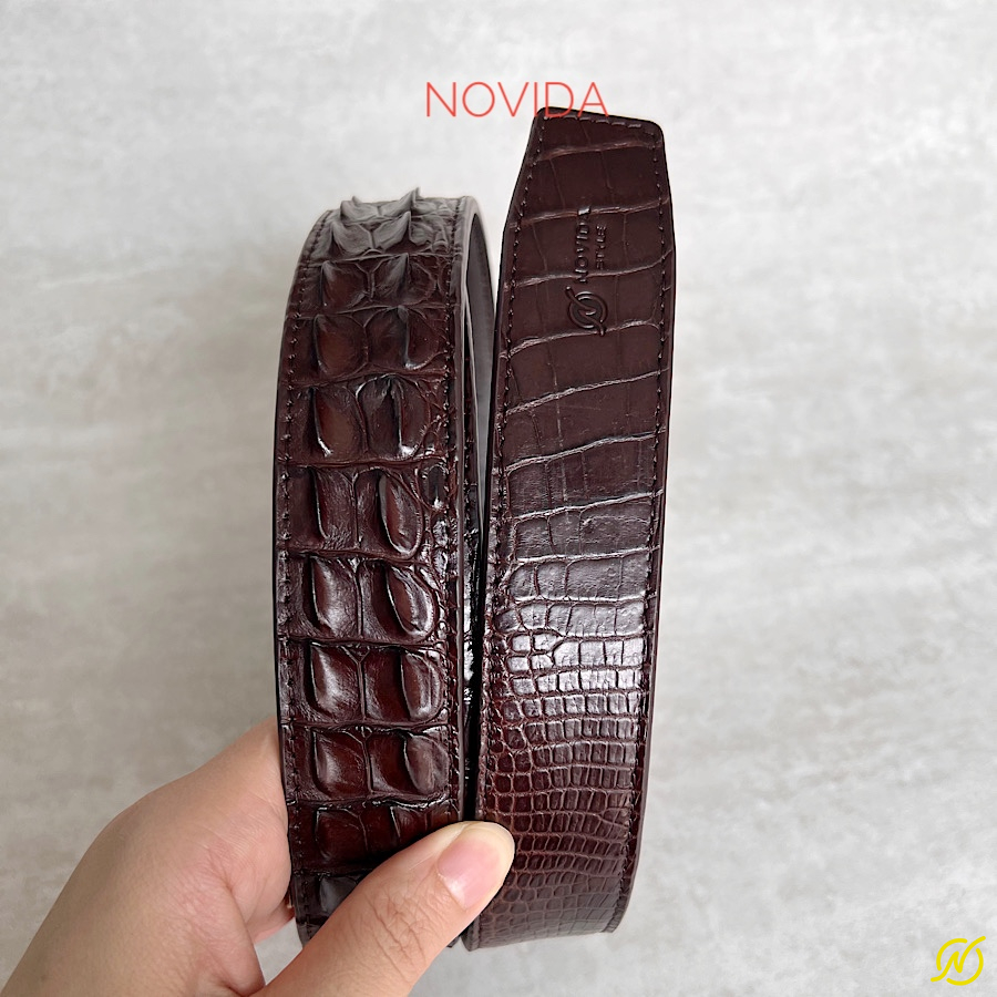Thắt Lưng Da Cá Sấu Cao Cấp Novida -TL0048 - Ảnh 6
