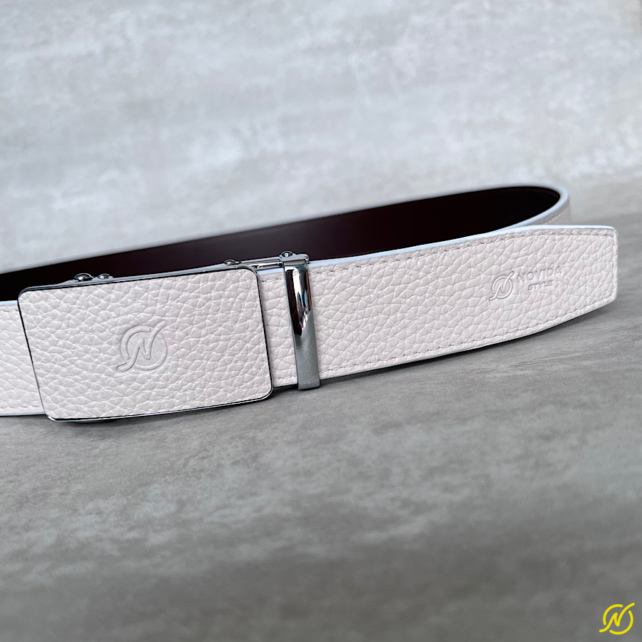 Thắt Lưng Da Bò Trắng Novida-TL0051 - Ảnh 11