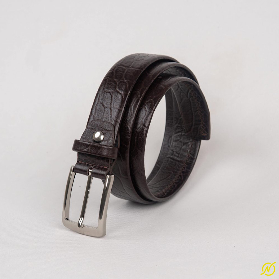 Thắt Lưng Nam Da Bò Khoá Xỏ Kim TL-0034 - Ảnh 3