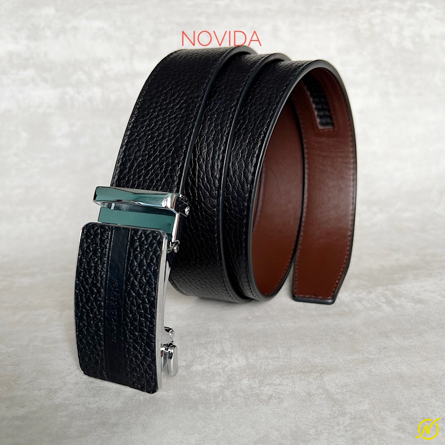 Thắt Lưng Da Bò Ý Nhập Khẩu (Khoá Trượt)-TL0055 - Ảnh 6