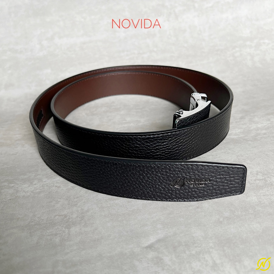 Thắt Lưng Da Bò Ý Nhập Khẩu (Khoá Trượt)-TL0055 - Ảnh 12