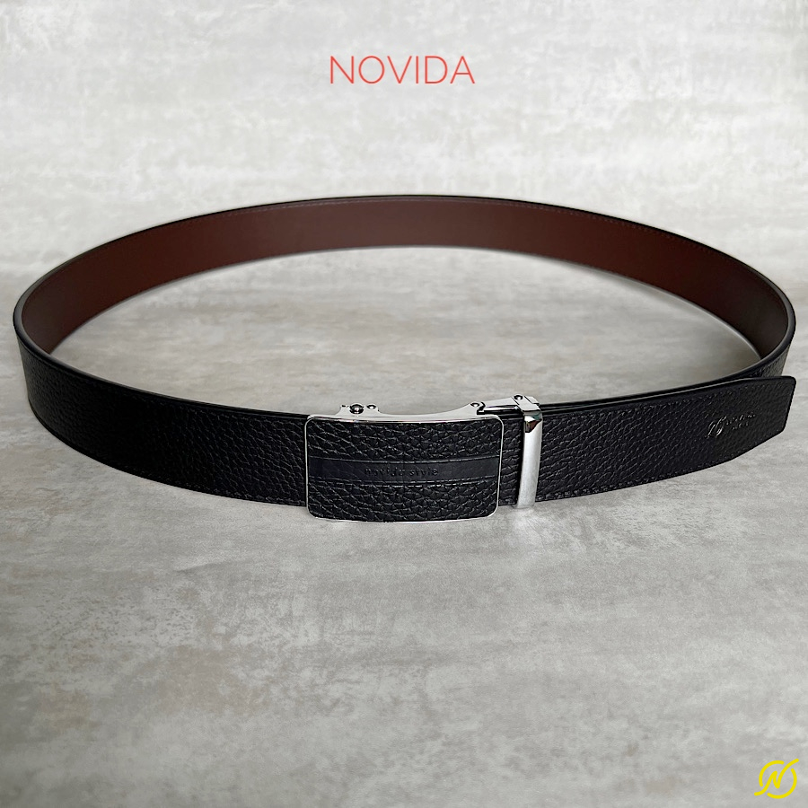 Thắt Lưng Da Bò Ý Nhập Khẩu (Khoá Trượt)-TL0055 - Ảnh 2