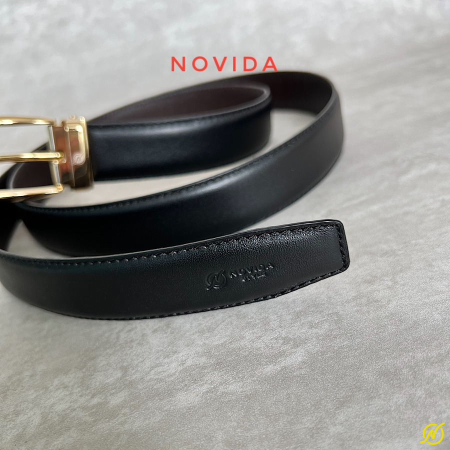 Thắt Lưng Da Bò Công Sở 3cm-TL0060 - Ảnh 4