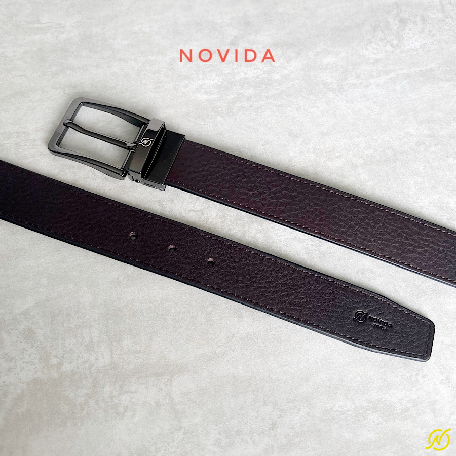 Thắt Lưng Da Bò Nhập Khẩu Khoá Xoay 2 Mặt -TL0074 - Ảnh 7